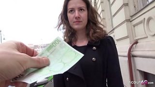 GERMAN SCOUT – Schuelerin Alessandra auf der Strasse angesprochen und ohne Kondom gevoegelt